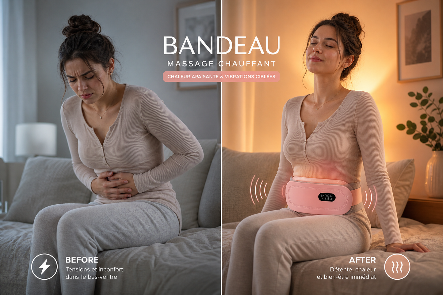 Bouillotte électrique - Massage Chauffant