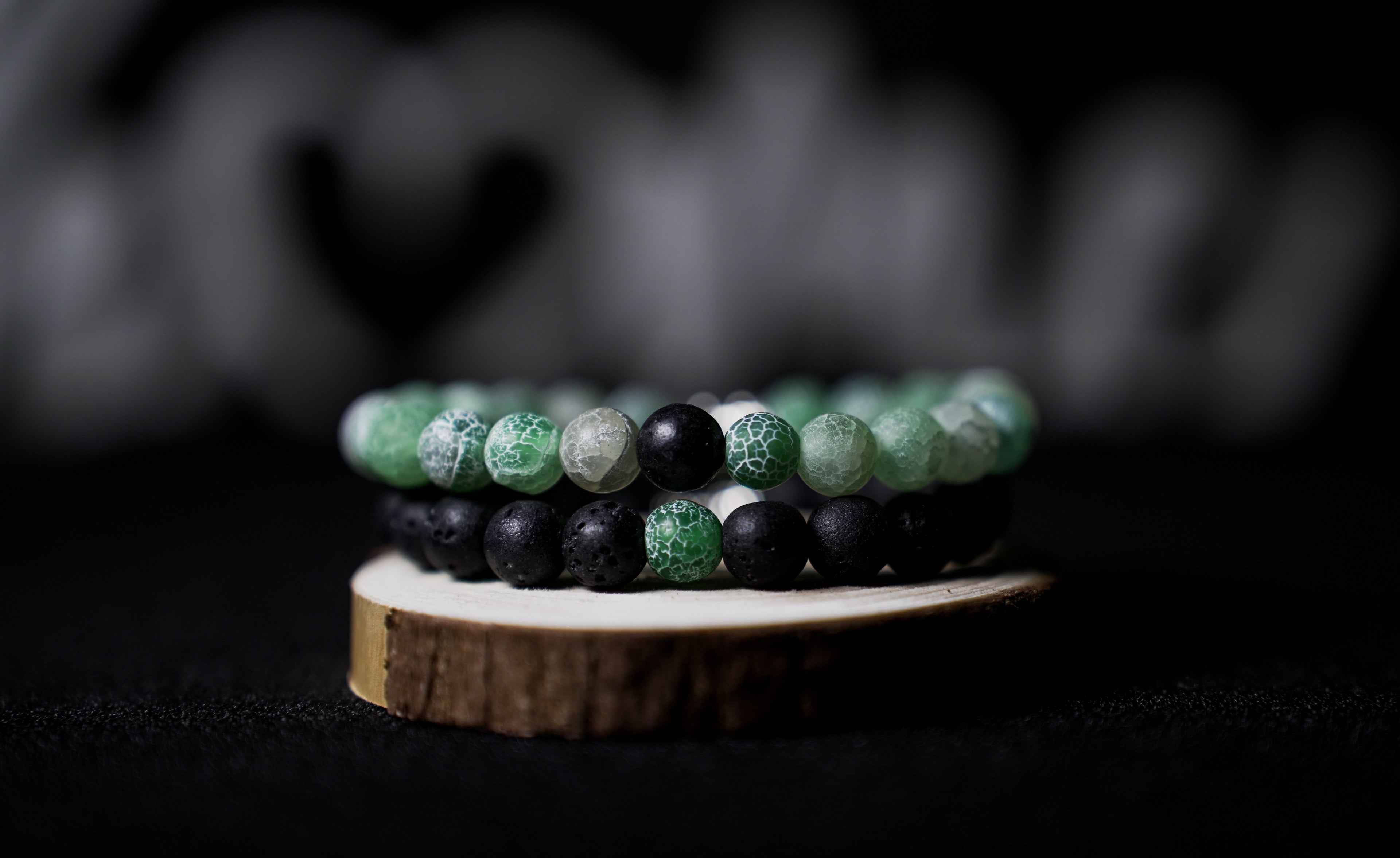 Bracelets Lava & Green