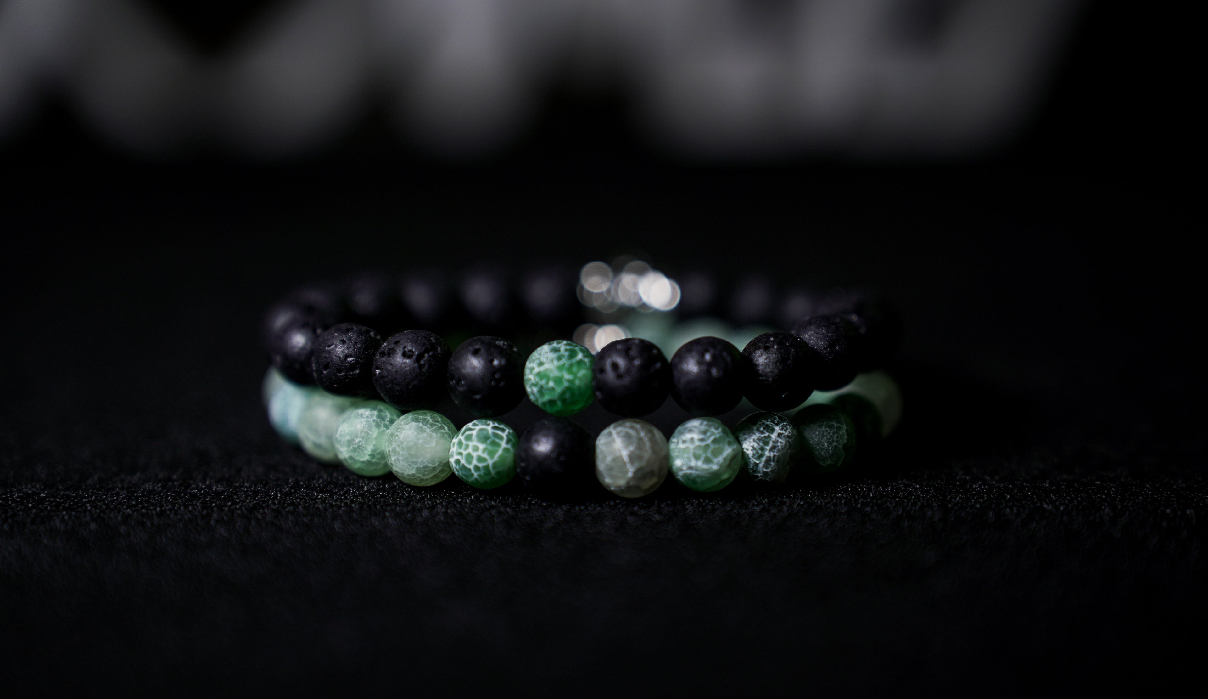 Bracelets Lava & Green
