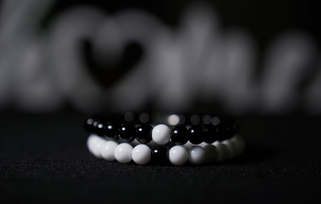 Bracelets de Couple Black & White