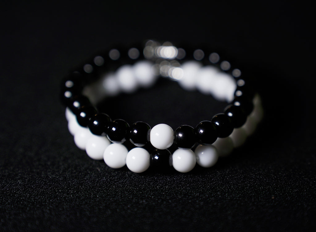 Bracelets de Couple Black & White