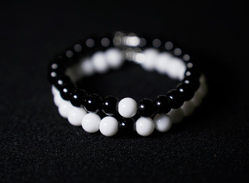 Bracelets de Couple Black & White