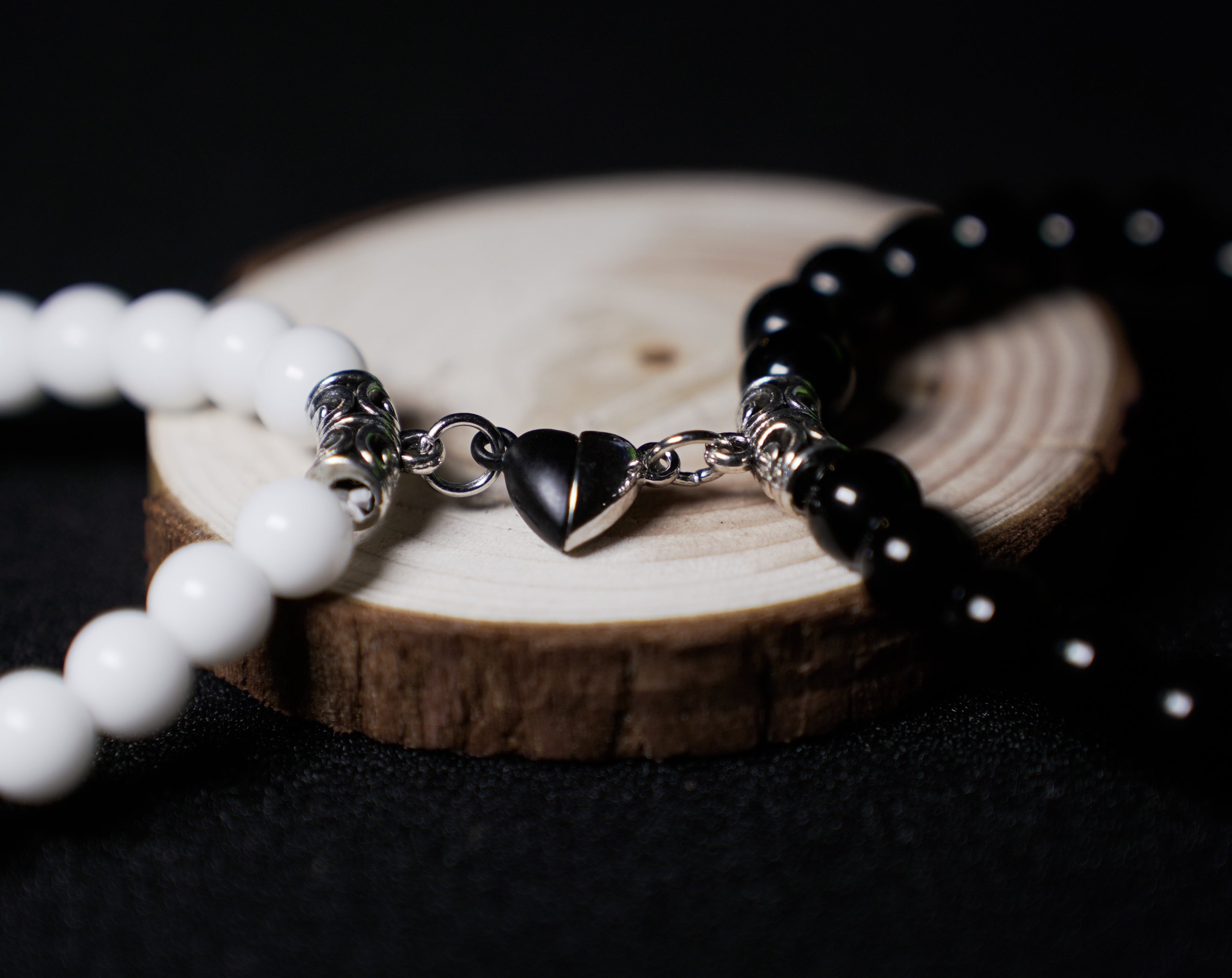 Bracelets de Couple Black & White