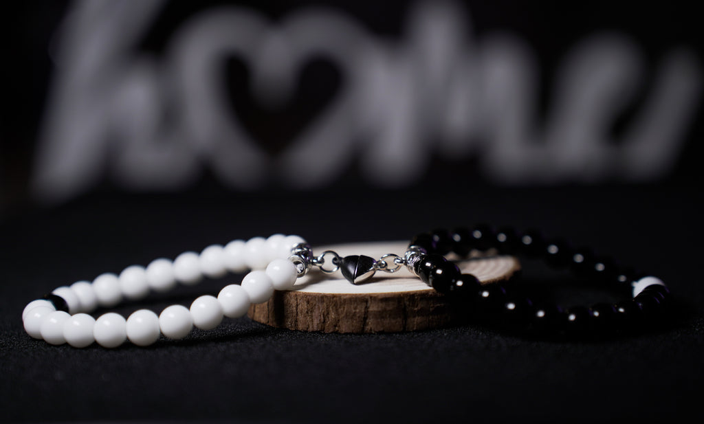 Bracelets de Couple Black & White