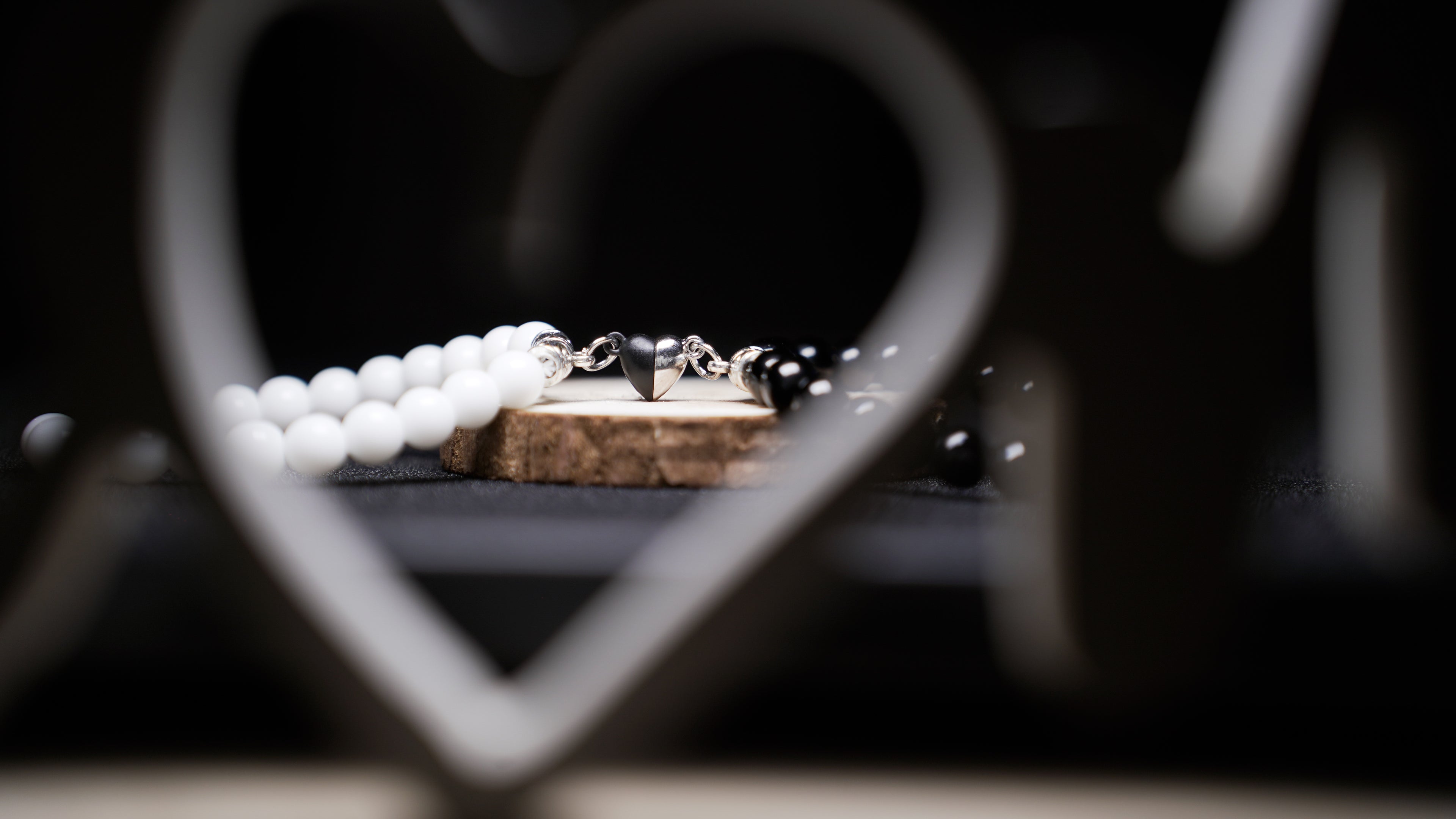 Bracelets de Couple Black & White
