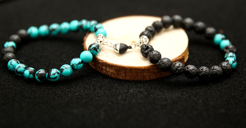 Bracelets Lava & Blue Black