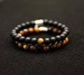 Bracelet d’Amour : Œil de Tigre & Maté
