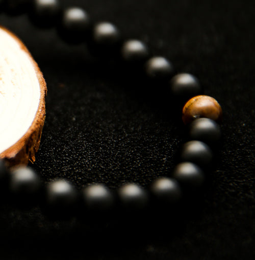 Bracelet d’Amour : Œil de Tigre & Maté