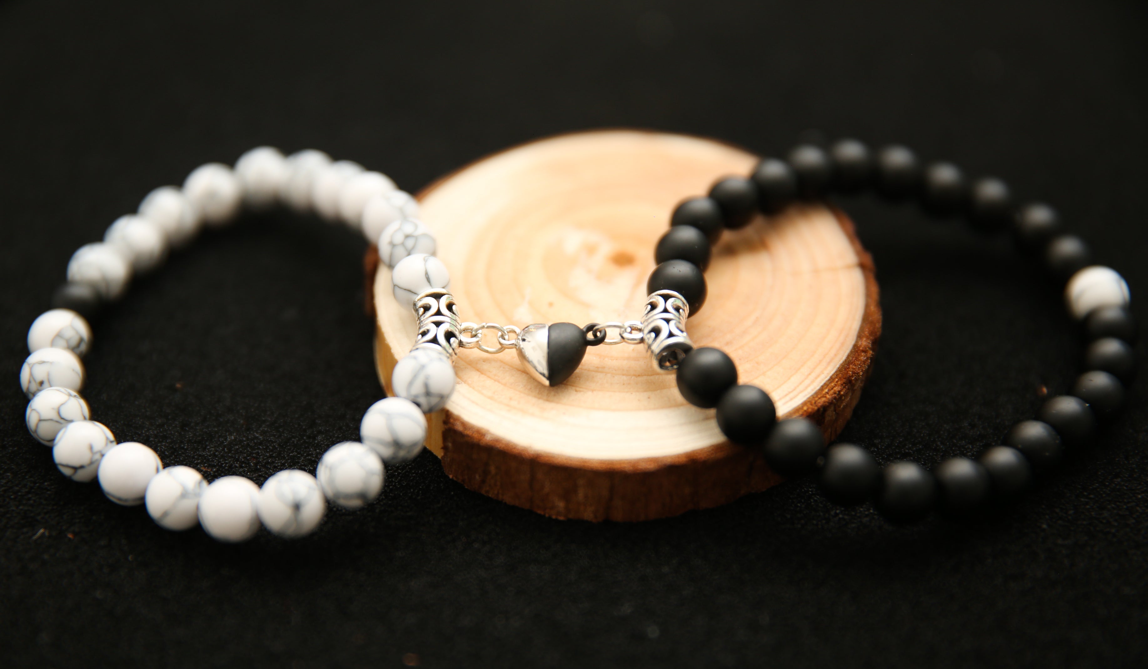 Bracelets d’Howlite & Maté